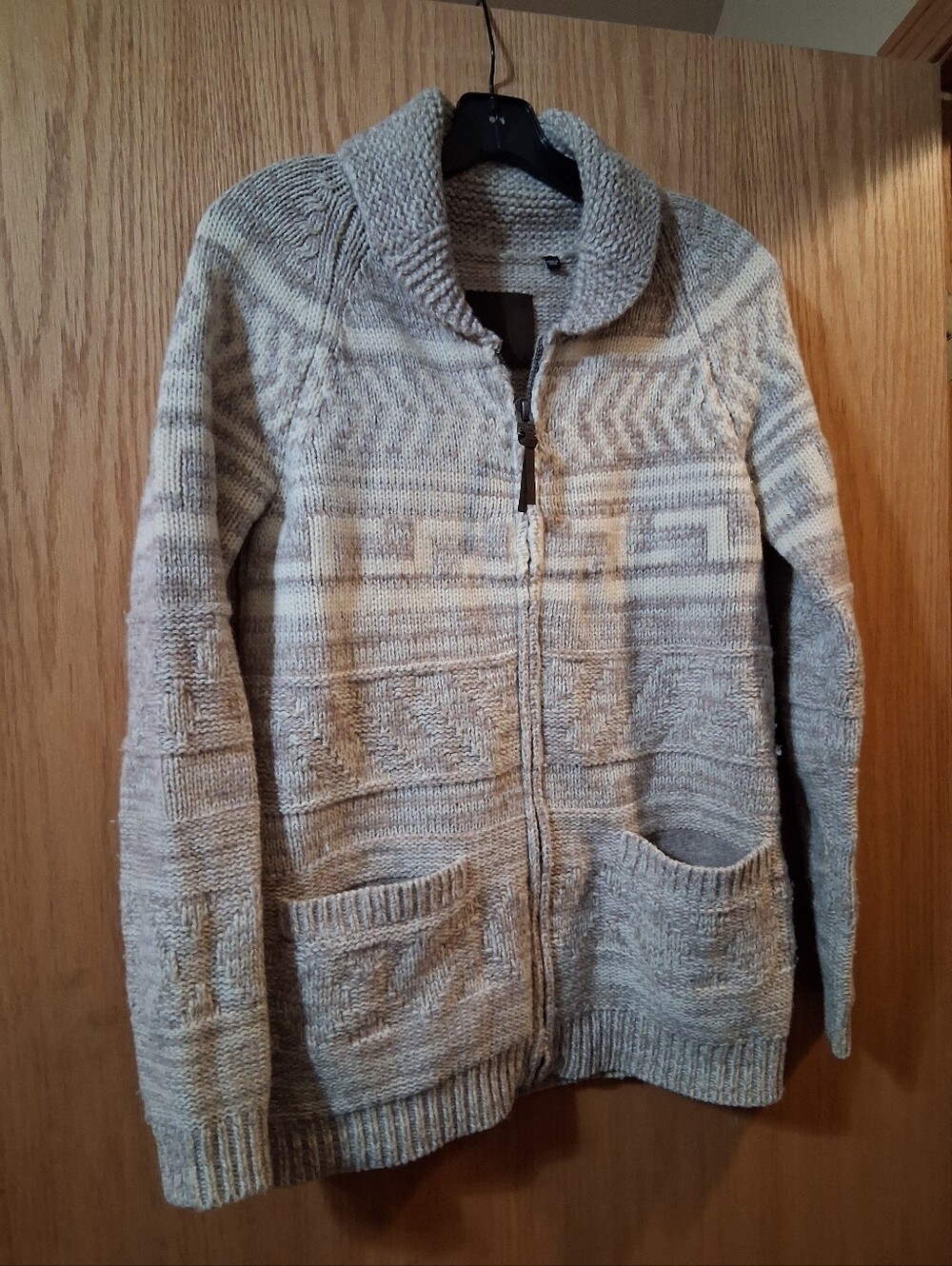 Tna aritzia zipup lambswool sweater, XS, shawl collar. (Talula National Athletic